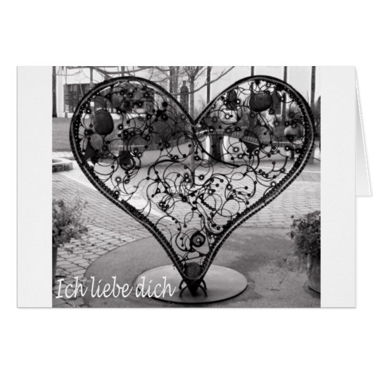 Ich liebe dich cards (Front Horizontal)