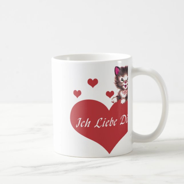 Ich Liebe Dich Coffee Mug (Right)