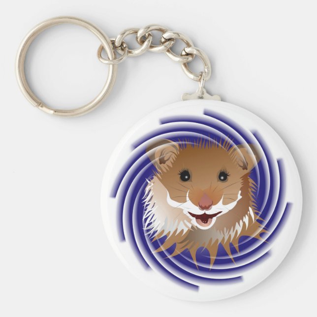 Ich liebe meinen kleinen Hamster Keychain (Front)