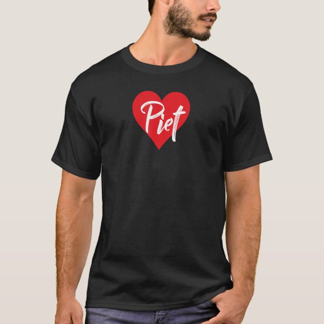 Ich Liebe Piet Vorname  Liebe Herz T-Shirt (Front)