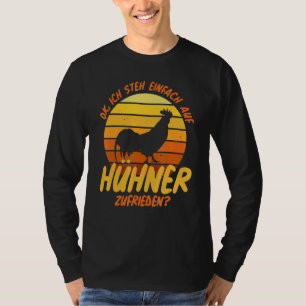 Ich Mag Chickens Vintage Chicken Rooster Hen Chi T-Shirt