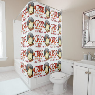 "Ich spüre das Tier in mir!" Shower Curtain