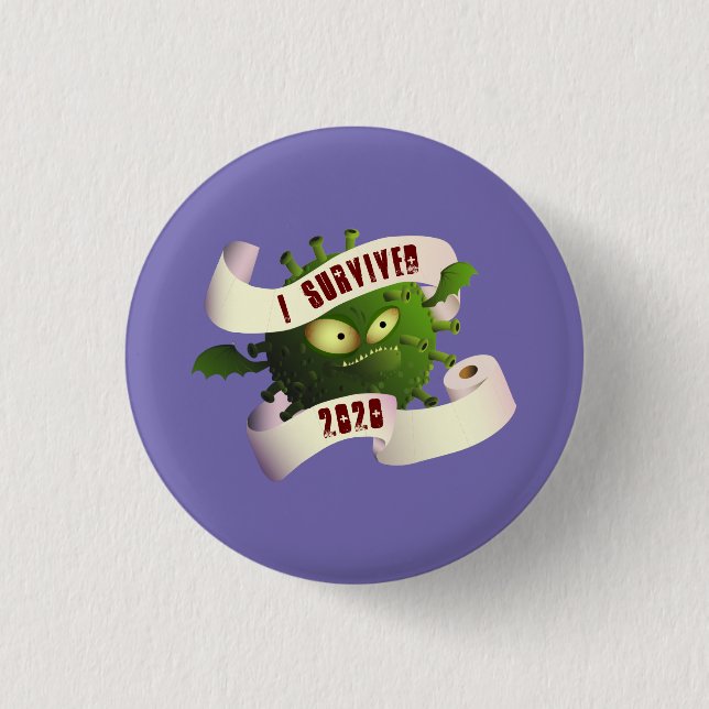 Ich überlebte 2020 button (Front)