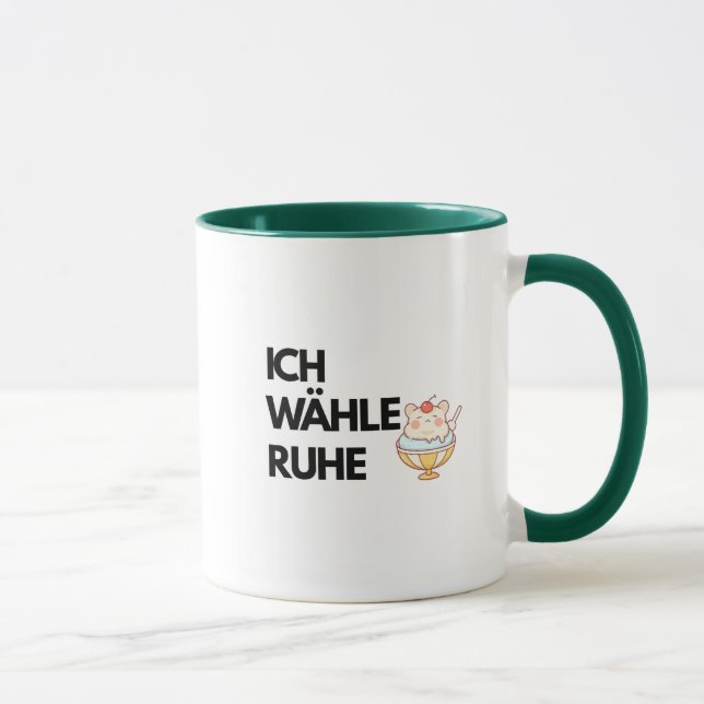 Ich Wähle Ruhe Mug Combo ,Calm Coffee Mug (Right)