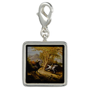 Ichabod Crane Chased by Headless Horseman Charm
