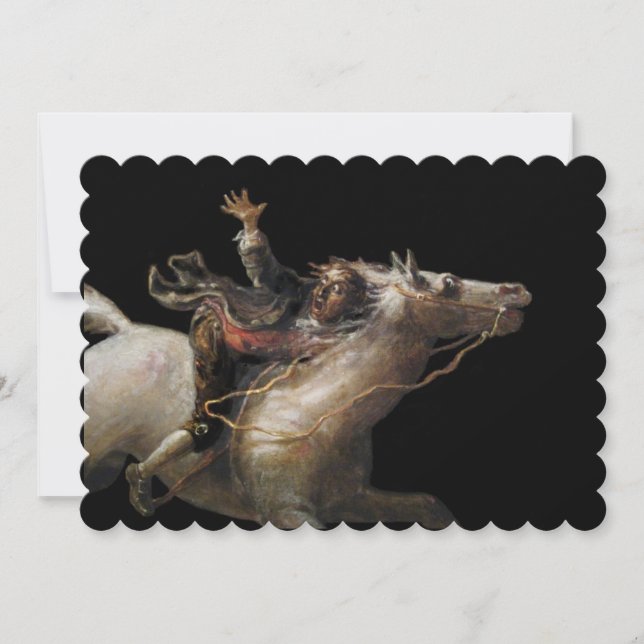 Ichabod Crane Racing Through Night (Front)