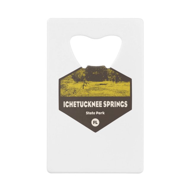 Ichetucknee Springs State Park Florida Credit Card Bottle Opener (Front)