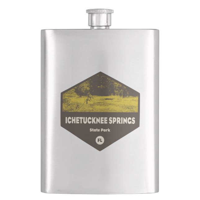 Ichetucknee Springs State Park Florida Flask (Front)