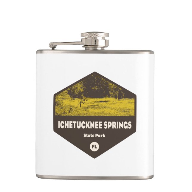Ichetucknee Springs State Park Florida Flask (Front)