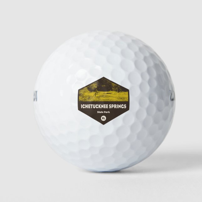 Ichetucknee Springs State Park Florida Golf Balls (Front)