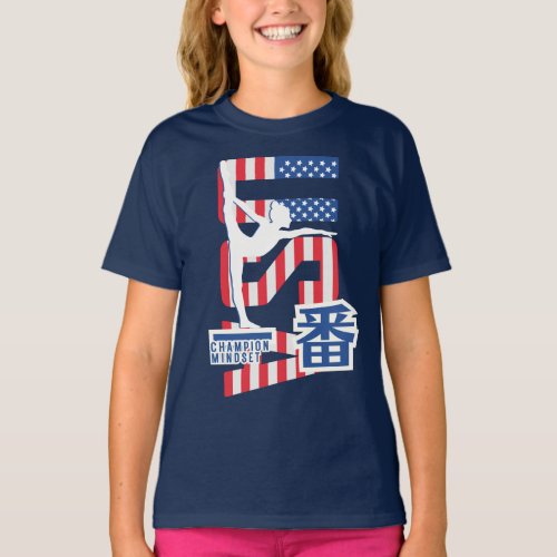 Ichiban No1 American Gymnastics Champion Mindset T_Shirt