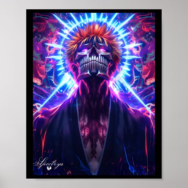 Ichigo Kurosaki Sticker  Poster (Front)