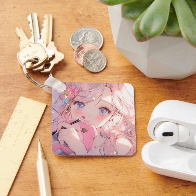 Ichigo Kuruku Make up Magic Key Holder Keychain (Desk)