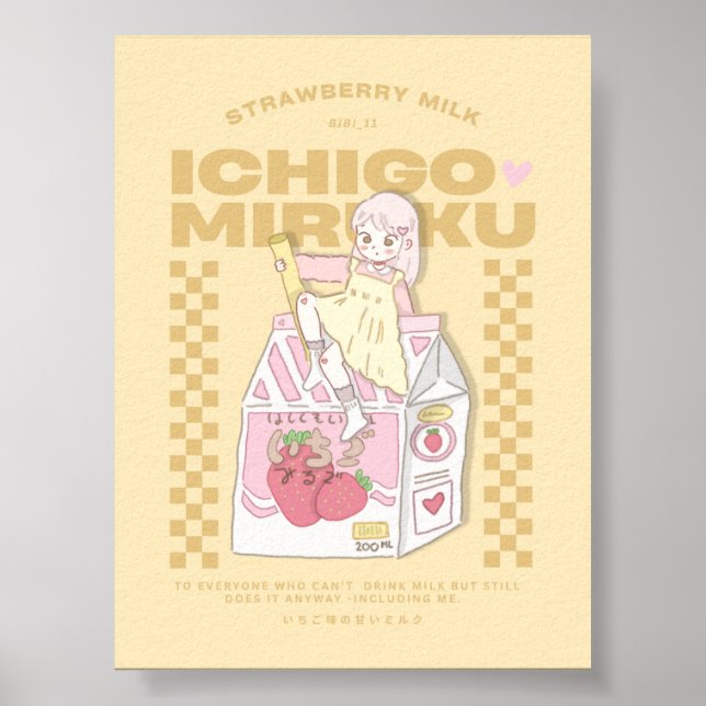 🍓✨Ichigo milk ✨🍓 Poster (Front)