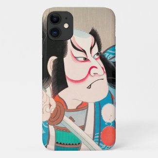 Ichikawa Danjuro kabuki samurai warrior tattoo art Case-Mate iPhone Case