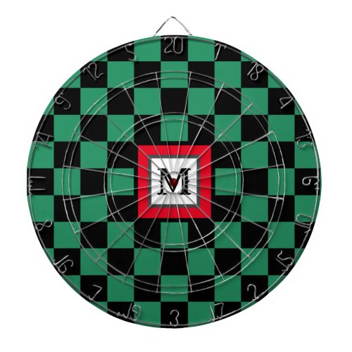 Ichimatsu Checkered pattern Dart Board