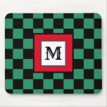 Ichimatsu Checkered pattern Mouse Pad