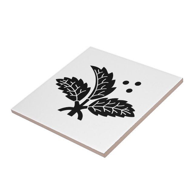 Ichinohashi Holly Ceramic Tile (Side)