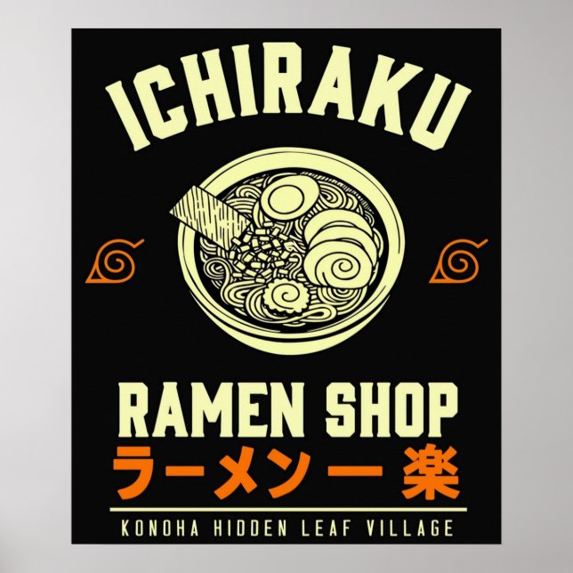Ichiraku Ramen Shop Poster (Front)