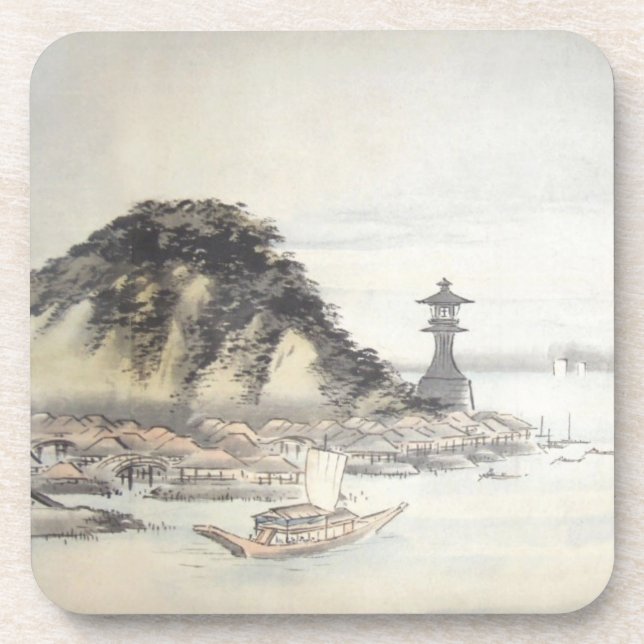 Ichiryusai Hiroshige Coaster (Front)