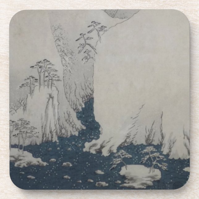 Ichiryusai Hiroshige Coaster (Front)