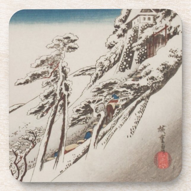 Ichiryusai Hiroshige Coaster (Front)
