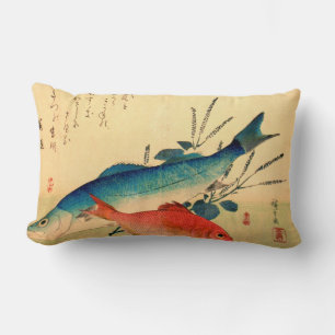 Ichiryusai HIROSHIGE Japanese Fish Wildlife Pillow