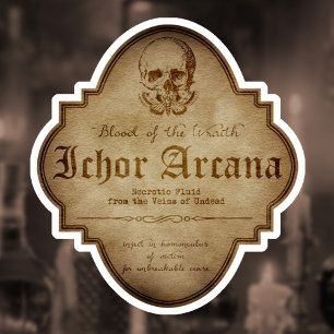 Ichor Arcana Blood of Wraith Apothecary DC Sticker