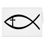 Ichthus Christian Fish (Front Horizontal)