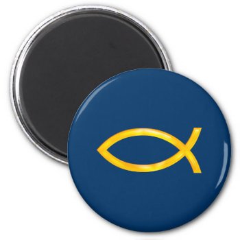 Ichthus - Christian Fish Symbol Magnet by Christian_Designs at Zazzle