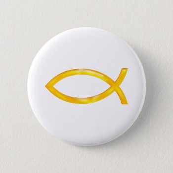 Ichthus - Christian Fish Symbol Pinback Button by Christian_Designs at Zazzle