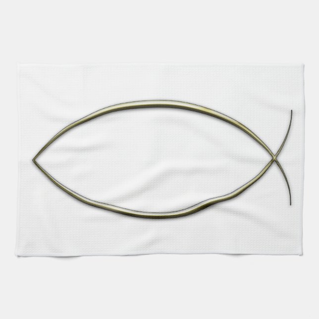 Ichthus Kitchen Towel (Horizontal)
