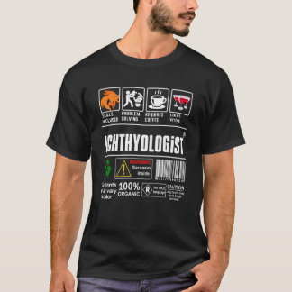 Ichthyologist Skills Included Problem Solving Coff T-Shirt