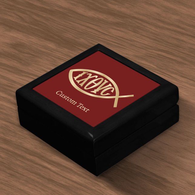 Ichthys Christian Symbol Gift Box (Creator Uploaded)