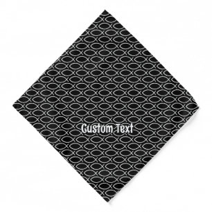 Ichthys Christian Symbol Pattern Bandana