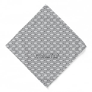 Ichthys Christian Symbol Pattern Bandana