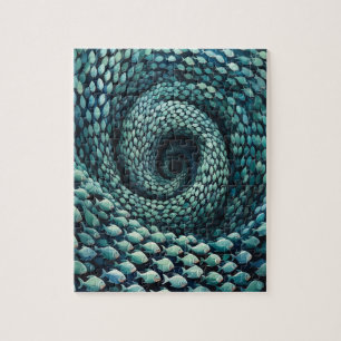 Ichthys Fish Vortex 110-Piece Puzzle