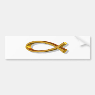 ICHTUS 3D BUMPER STICKER