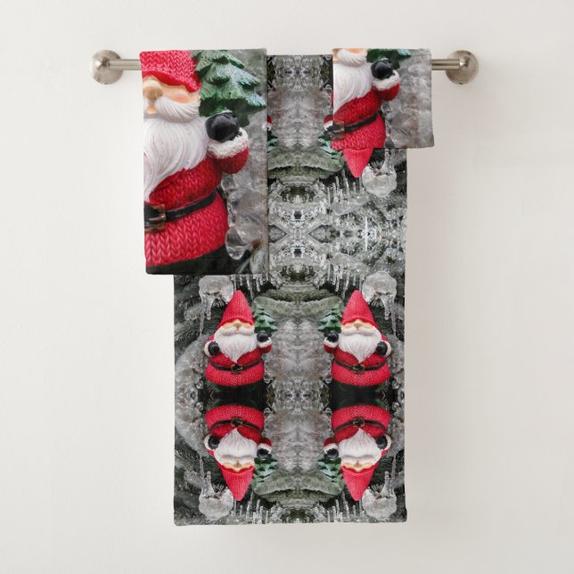 Icicle Gnome 03 Bath Towel Set (Insitu)