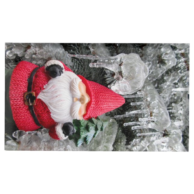 Icicle Gnome 03 Place Card Holder (Front)