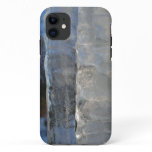 Icicles Abstract Blue Winter iPhone 11 Case