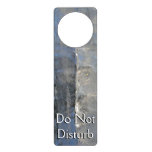 Icicles Abstract Blue Winter Photography Door Hanger