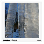 Icicles Abstract Blue Winter Photography Wall Decal