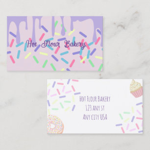 Icing bakery business card