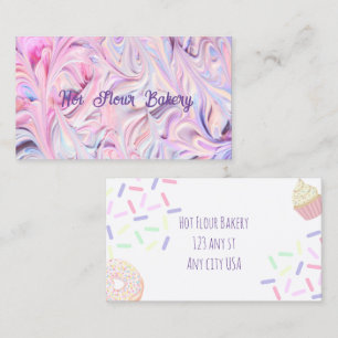 Icing bakery business card