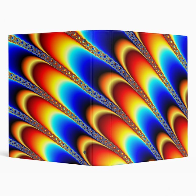 Icing - Fractal Art 3 Ring Binder (Background)