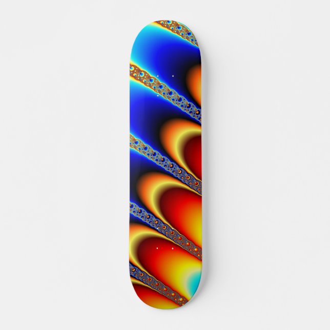 Icing - Fractal Art Skateboard (Front)