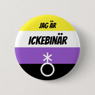 Ickebinär symbol knapp button