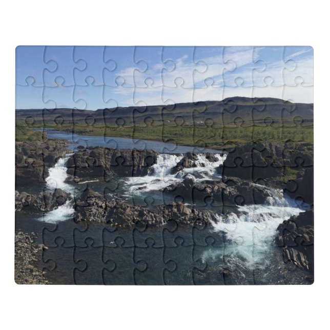 Icleand waterfall puzzle (Puzzle Horizontal)
