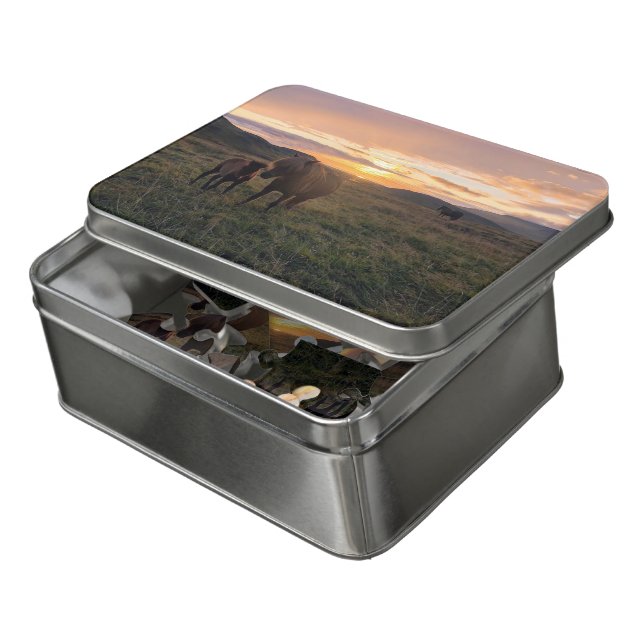 Icleandic horses puzzle (Lid Open)